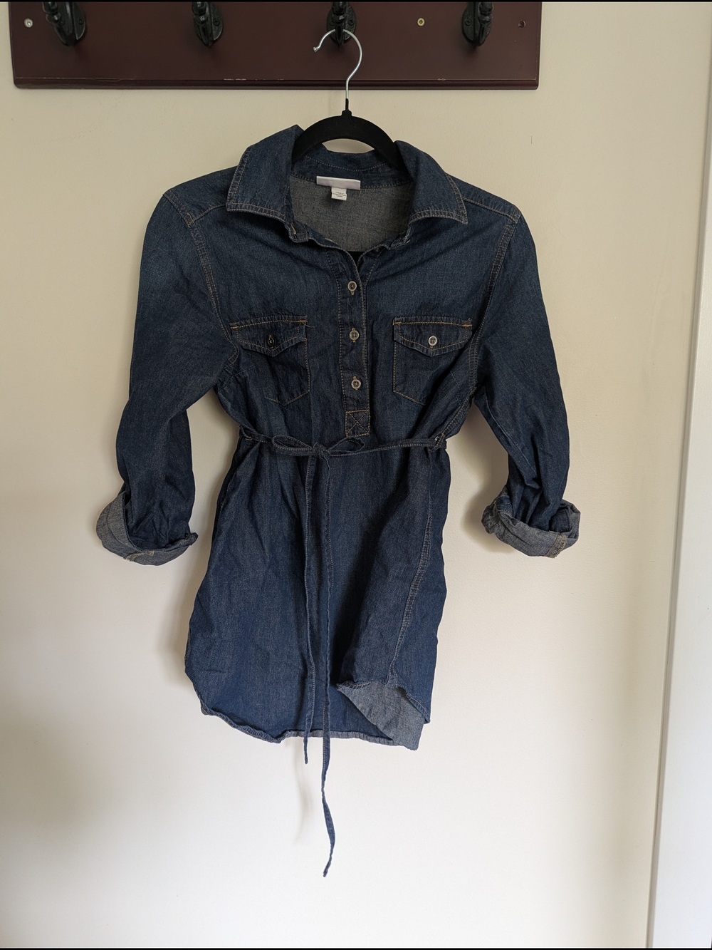 Denim Maternity Shirt